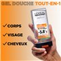 L'Oréal Men Expert Hydra Energetic Gel Douche Extreme Sport -3.8°c Sensation de Fraîcheur - Lot de 6 x 300ml