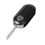 Coque Clé pour Fiat 500 500L Bravo Panda Punto Doblo Citroen Jumper Peugeot Boxer - Plip clé télécommande 3 Boutons Lame Modèle