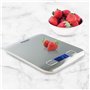 Cook Concept KU6610 Balance culinaire électronique Digitale rectangulaire 5kg INOX Gris H1,8 x 14 x 18 cm