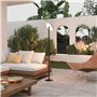 Lampadaire solaire pied extensible en aluminium LED blanc dimmable VIVIA TALL SOLAR H145cm