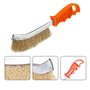 PARENCE.- Brosse en Laiton avec Manche en Plastique - Borsse métallique en Acier Polyvalente Nettoyage Décapage - Bricolage, Méc