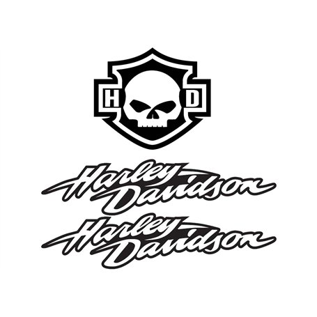 Stickers rétro réfléchissant pour Casque de Moto HD Pack centenaire (3 Stickers)