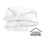 Couette 220 x 240 cm - LOVELY HOME - Légere - 280 g/m² - Anti-acariens - 2 personnes - Blanc