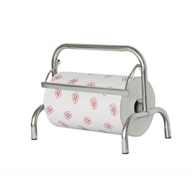 Dérouleur INOX pour Papier de Comptoir – Acier Inoxydable SS201 – Robuste et Résistant – 45 x 29 x 33 cm – Idéal pour Cuisines e