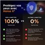 Horus X - Lunette Gaming | Lunette anti lumière bleue Homme Femme pour Ecran | Anti Fatigue & Migraine Oculaire | Lunettes Revo 
