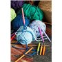 Prym 195970 Crochets pour laine jeu avec manche souple, 2-6mm