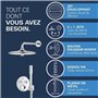 Ensemble de douche encastré - Tous les types de jets - Mitigeur thermostatique - GROHE - 34878000 - Gris