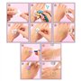 Depesche 12657 Miss Melody Night Horses - Kit de Tatouage Scintillant pour Enfants avec 41 Tatouages adhésifs, 1 Pinceau et 3 po