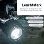 ANSMANN Projecteur chantier FL1100R – Projecteur LED COB 10W rechargeable et pivotant – Lampe de travail d'une puissance de 1 10