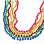 Relaxdays Lot de 30 Colliers Flashy pour Une soirée années 80 ou Hippie, Carnaval, Accessoire déguisement, Multicolore