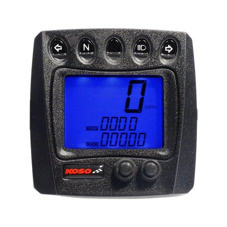 KOSO XR SA Compteur de vitesse Numérique Affichage huile Bleu 199 km/h