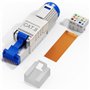 HB-DIGITAL 1 fiche réseau CAT 8.1 RJ45 à sertir pour câble de pose Ethernet LAN sans outil - Contacts plaqués or - Entièrement b