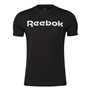 T-shirt à manches courtes homme Reebok Graphic Series Linear Logo Noir