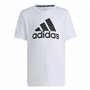 T-shirt à manches courtes unisex Adidas Lk Bl Co Blanc