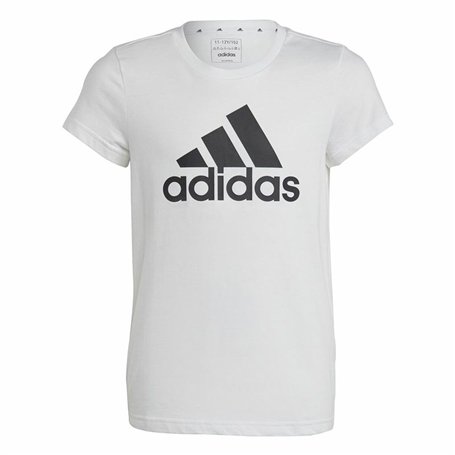 T shirt à manches courtes Enfant Adidas Essentials Blanc