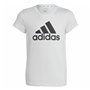 T shirt à manches courtes Enfant Adidas Essentials Blanc
