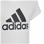 T shirt à manches courtes Enfant Adidas Essentials Blanc
