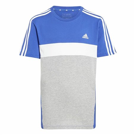T shirt à manches courtes Enfant Adidas 3S Tib Bleu