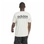T-shirt à manches courtes homme Adidas Molded Linear Blanc Naturel