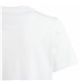 T-shirt à manches courtes enfant Adidas B Camo Lin Blanc