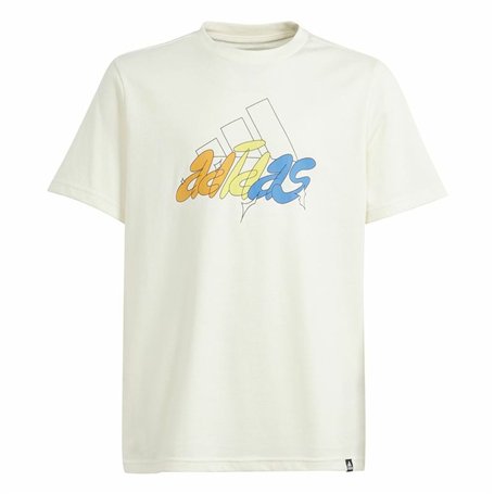 T shirt à manches courtes Adidas Gfx Illustrated Infantil