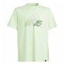 T shirt à manches courtes Adidas Table Illustrated Vert clair