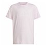 T shirt à manches courtes Enfant Adidas G Fi Bl Rose