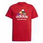 T-shirt à manches courtes unisex Adidas Tiro Nations Pack Graphic Rouge