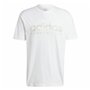 T-shirt à manches courtes homme Adidas House Of Tiro Summer Linear Graphic Blanc