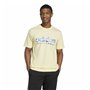 T-shirt à manches courtes homme Adidas House Of Tiro Summer Linear Graphic Jaune