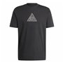 T-shirt à manches courtes homme Adidas House Of Tiro Metallic Graphic Noir