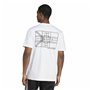 T-shirt à manches courtes homme Adidas House Of Tiro Nations Graphic Blanc
