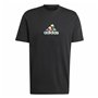T-shirt à manches courtes homme Adidas House Of Tiro Nations Graphic Noir