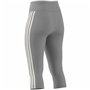 Leggings de Sport pour Femmes Adidas Train Essentials 3S 3/4 Gris
