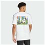 T-shirt à manches courtes homme Adidas Gallery Graphic Blanc