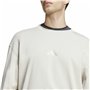 Sweat sans capuche homme Adidas All Szn French Terry Crew Beige