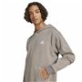 Sweat à capuche homme Adidas Seasonal Essentials Melange Hoodie Marron Beige