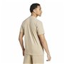 T-shirt à manches courtes homme Adidas Seasonal Essentials Melange Beige