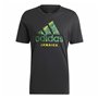 T-shirt de foot Adidas Jamaica Seasonal Graphic Bleu