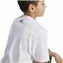 T-shirt à manches courtes unisex Adidas Essentials Blanc