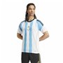 T-shirt de foot Adidas Messi Training Jersey Blanc Bleu