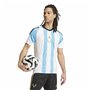 T-shirt de foot Adidas Messi Training Jersey Blanc Bleu