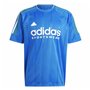 T-shirt à manches courtes homme Adidas Tiro Nations Pack Bleu Blanc