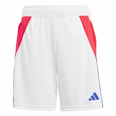Short de Sport Adidas Tiro24 Blanc