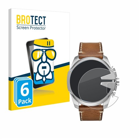 brotect Protection Écran Verre pour Diesel Mega Chief (6 Pièces) Film Protecteur Vitre 9H [Anti-Rayures