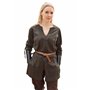 Battle-Merchant | Tunique médiévale Ylva pour femme | Chemise cintrée précoce médiévale | Tenue de demoiselle d'honneur | LARP