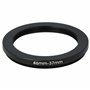 vhbw Bague d'adaptation de Filtre Step-Down de 46 mm vers 37 mm pour Objectif d'appareil Photo - Réducteur