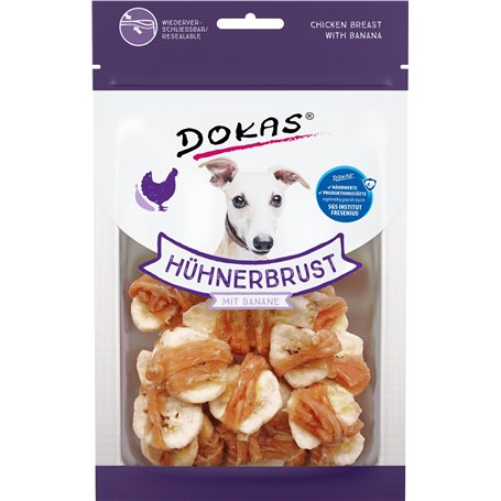 Dokas Snack Premium sans céréales avec Poulet pour Chien