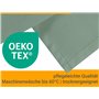 npluseins Drap plat sans élastique - Drap de ménage dans de nombreuses couleurs et tailles - 100 % coton - Environ 240 x 275 cm