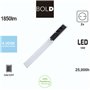 BOLD Barre à LED (éclairage sous plan de cuisine/éclairage sous meuble) avec 2 prises de courant (1750 lumens | 18 W | éclairage
